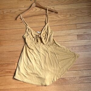 Pacsun mini dress and romper in yellow